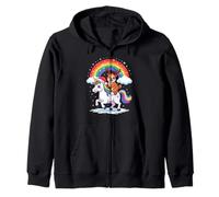 Quokka Unicorn Rainbow Quokkas Zip Hoodie