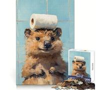 Quokka with Toilet Paper 1000 Piece Jigsaw Puzzles for Adults Jigsaw Mind Play Home Pastime Clean Edge Lovely Present (50x75cm)