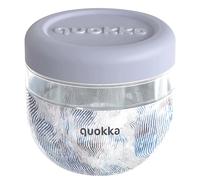 Quokka Zen Design Food Container 770ml with Non-Slip Lid, Grey