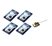 Quolefly 1.7G Digital Servo High Speed High Torque X-Servo with 1.00 Pin Plug, 4PCS Micro Servo with Optional Mini Receiver for RC Airplane Helicopter (SP017B-4-144)