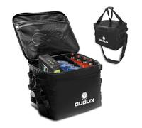 QUOLIX Camping Storage Bag with 2500℉ Heated Insulated, Waterproof and Fireproof Portable Stove Box, Battery and Gas Stove Safety Storage Container, 25L Capacity Carry Case for Outdoor Adventures
