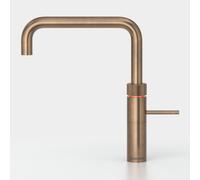 Quooker COMBI+ FUSION SQUARE PTN FNSPTB Combi+ Fusion Square Boiling Water Tap - PATINATED BRASS