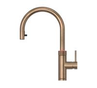 Quooker Flex Instant Boiling Water Tap Brass + Pro3 3L Boiling Water Tank