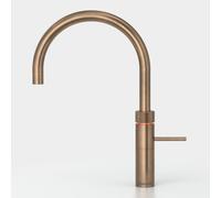 Quooker PRO3 FUSION ROUND PTN - BAD BOX FNRPTB Round Fusion Boiling Water Tap - PATINATED BRASS