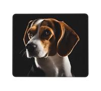 quopvn Cute Dog Print Washable Mousepad Cloth, Non-Slip Rubber Base Computer Mousepads for Laptop