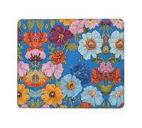 quopvn Hello Hawaii Print Washable Mousepad Cloth, Non-Slip Rubber Base Computer Mousepads for Laptop