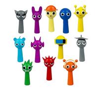 Quorlis Sprunki Toys - 12pcs Colourful Sprunki Figures Collectible Set, Cartoon Action Mini Figures for Boys & Girls, Sprunky Wenda Character Statues, Fun Decor & Gifts for Sprunki Game Fans