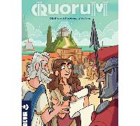 DEVIR | Thames & Kosmos Quorum Card Game | Strategic Roman Empire Gameplay for Adults & Teens | Hand Management & Set Collection | 2-4 Players | Ages 12+ | History Theme | Family Game Night