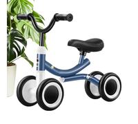 Quorvex Baby 4 Wheels Bike | Toddler 4-Wheel Balancing Bike for Indoor - Anti-Pinch Riding Supplies for 1-3 Years Old Boys Girls Children Kid Toddler Baby