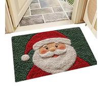 Quorvex Christmas Bathroom Rug - Winter Holiday Non-Slip Floor Mat 80x50cm,Dry Fast Bath Area Rug Festival Decoration for Apartment Living Room Door Kitchen Home
