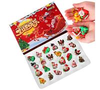 Quorvex Countdown Calendar | 24 Days Collectible Pendant Ornaments - Countdown To Christmas - for Living Room Bedroom Home Apartment School Party Winter Daily Activity