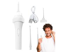 Quorvex Ear Cleaner Earwax Removal - Electric Ear Wax Removal Tool with Light | Personal Care Supplies for Removing Impacted Wax Pressure Itchy Piercing Home Travel Family