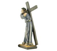 Quorvex Jesus Christ Statue - Resin Religious Art Craft Model | Religious Figure,for Home Desk Office Church Living Room Festival Tabletop