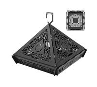 Quorvex Lamp Cover - Fireproof Incense Holder - Heat Resistant 304 Stainless Steel Foldable Stand for Indoor Patio Garden Camping Patio Protection Backyard Home