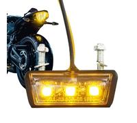 Quorvex Motorcycle LED Taillights,Dirt Bike License Plate Rear Lamp | Quick-Release Vibration-Resistant Rear Lamp, Waterproof Brake Taillight for Urban Commuting