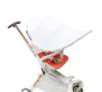 Quorvex Shade for Stroller,Baby Stroller Sun Shade Cover - UV Protection Adjustable Sunshade Canopy Foldable Parasol for Travel Crib Car Seats Pram Baby Toddler Pushchair