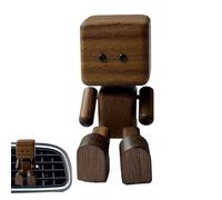 Quorvex Shaking Wooden Man Figurine,Shaking Leg Wooden Man | Automotive Interior Ornaments Decorations for Travel Home Tabletop Desk Road Trip Shelf
