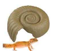 Quorvex Snake s Ammonite Shape,Small Animal Out Shelter | Shelter Decorative Habitat for Home Playing Terrarium Garden Tank Resting Hiding Sleeping