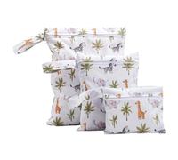 Quorvex Wet Dry Bags for Swimsuits, Waterproof Storage Pouch | Diaper Bag with Zipper and Handle | for Clothes, Swimming, Swimsuit, Towel, Diaper, Beach, Pool, Travel, Gym