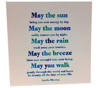Quotable Cards, Card Apache Blessing May The Sun, 1 Count