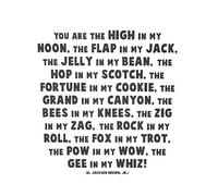 Quotable Cards, Card Brown The High in My Noon 1EA