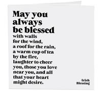 Quotable Cards, Card Irish Blessing Always Be Blessed 1 EA with Envelope