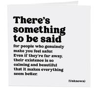 Quotable Cards "There's Something To Be Said - Greeting Card 1 EA with Envelope