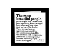 Quotable the most beautiful people Blank Greeting Card With Envelope 1pc