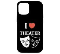 Quote actor Theater minimalist simple i love theater Case for iPhone 12/12 Pro