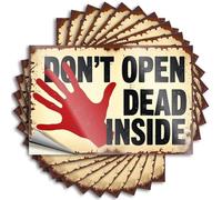 Quote Autumn, Earth Water Dead Inside: A Warning Sign | Tiki Decorations(12X18CM)