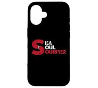 Quote for surfers the sea the soul surf Case for iPhone 16