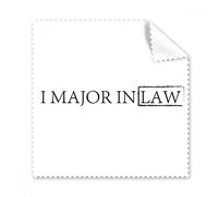Quote I Major In Law Glasses Cloth Cleaning Cloth Gift Phone Screen Cleaner 5pcs