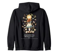 Quote Lewis Carroll’s Alice’s Adventures in Wonderland 1865 Zip Hoodie