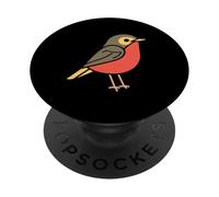 Quote Little Cute Simple Robin Bird PopSockets Adhesive PopGrip