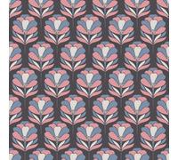 Quote My Wall Blue & Pink Flower Blooms Vinyl Furniture Sticker