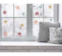 Quote My Wall Christmas Window Decorations Stars Decorative Window Stickers Decals Children's Kids Window Decals Decorations