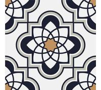 Quote My Wall Quotemywall Blue/yellow Mosaic Tile Stickers Pack Peel & Stick Tile Decals For Kitchen & Bathroom (16 Pack)