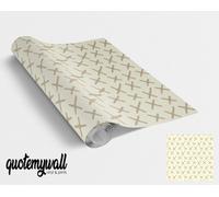 Quote My Wall Quotemywall Light Tan Cross Pattern Vinyl Window/furniture Wrap For Furniture & Kitchen Worktops