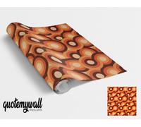Quote My Wall Retro Circle Pattern Vinyl Window/furniture Wrap For Furniture & Kitchen Worktops