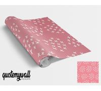 Quote My Wall Salmon Pink Cross Pattern Vinyl Wrap