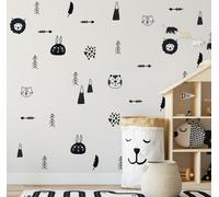 Quote My Wall Scandi Animals Wall Stickers Scandinavian Boho