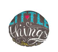 Quote Shower Cap,Funny Quote Enjoy The Little Things Waterproof Double Layer Bath Caps Perfect For All Hair Lengths And Thicknesses