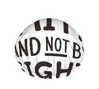 Quote Shower Cap,We Walk By Faith AndBy Sight Typography Design Waterproof Double Layer Bath Caps Perfect For All Hair Lengths And Thicknesses