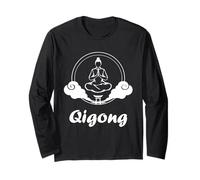 Quote Sport Minimalist Relaxation qi gong Simple Qigong Long Sleeve T-Shirt