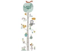 Quote Wall Stickers Suitable for Girls Bedroom Boys Height Chart Children Chart Decals Gift Murals Big Tree Squirrel Owl DIY Decoration Measurement Nursery Bedroom Family Lounge