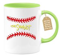 quotedazur Café-Croissant - Baseball Custom Coffee Mug - The Sandlot - Modern Humorous Baseball Gift