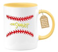 quotedazur Café-Croissant - Baseball Custom Coffee Mug - The Sandlot - Modern Humorous Baseball Gift