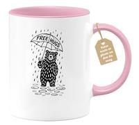 quotedazur Café-Croissant - Funny Mug Free Hugs