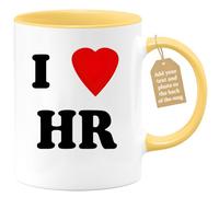 quotedazur Café-Croissant - HR Custom Coffee Mug - I Hr - Modern Humorous Gift