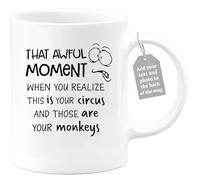 quotedazur Café-Croissant - Manager Custom Coffee Mug - That Awful Moment When You Realize This is Your - Modern Humorous Gift
